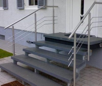 Treppenstufen aus hochwertigen Materialien