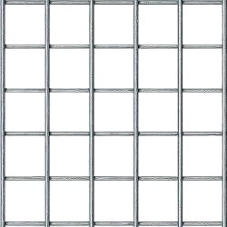 Gitter-Raster 5x5 cm.